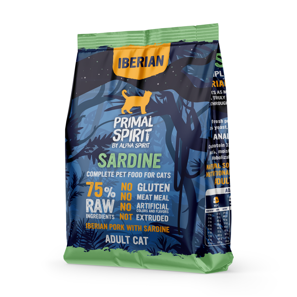 Alpha Spirit Iberian Sardine Cat Food 1 Kg