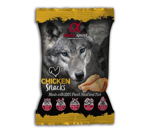 [4004350] Alpha Spirit Dog Chicken Snacks 50G