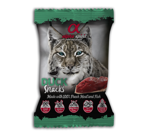 [8008350] Alpha Spirit Cat Duck Snacks 50G