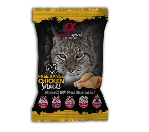 [8004350] Alpha Spirit Cat Chicken Snacks 50G