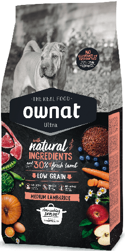 Ownat Dog Ultra Medium Lamb & Rice