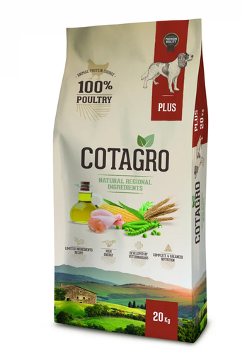 [030247] Ownat Dog Cotagro Adult Plus 20 Kg