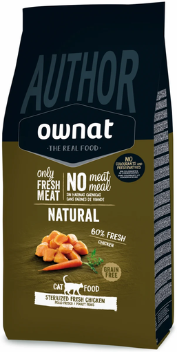 Ownat cat gf Author sterilized fresh chicken