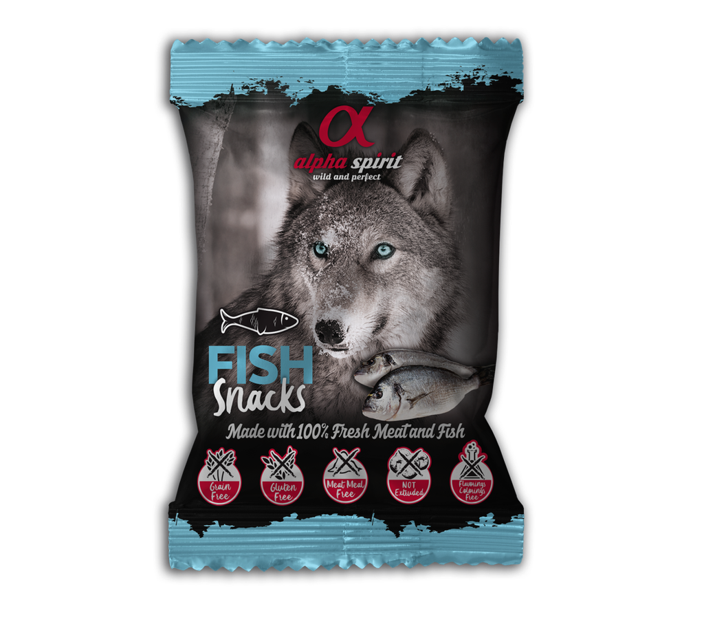 Alpha spirit Dog fish snacks 50g