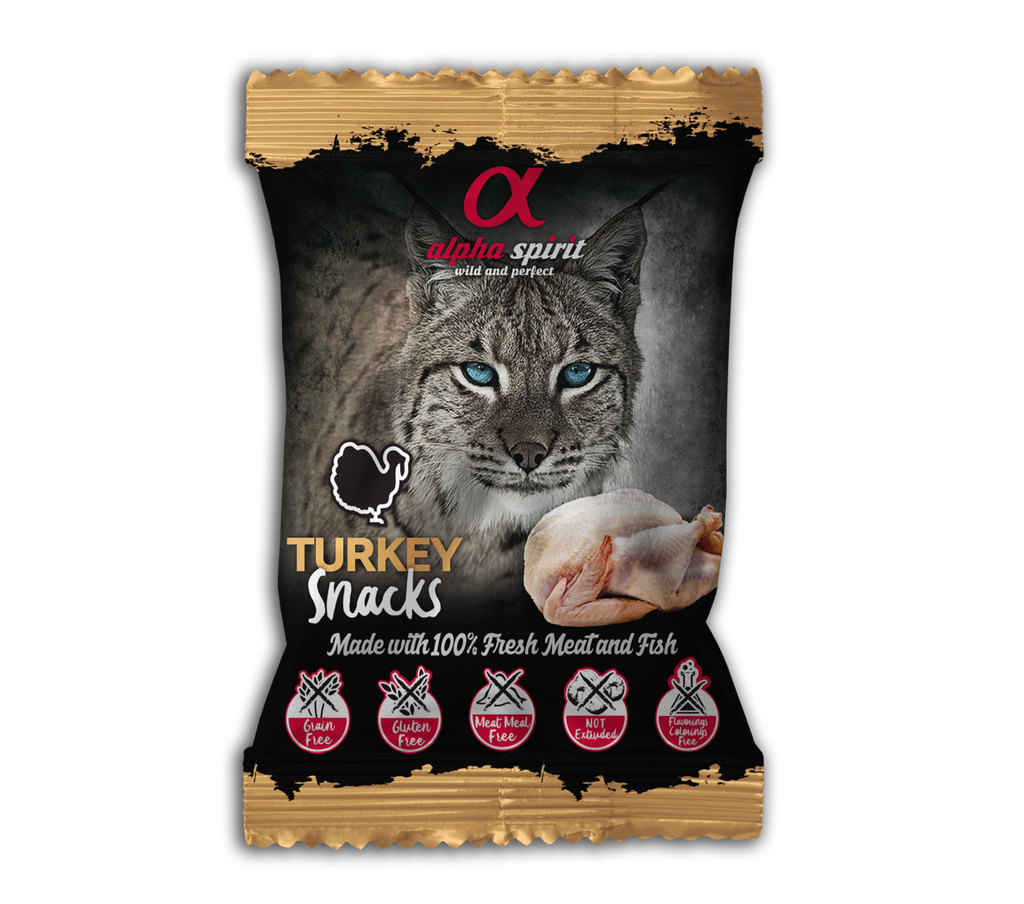 Alpha spirit cat Turkey snacks 50g