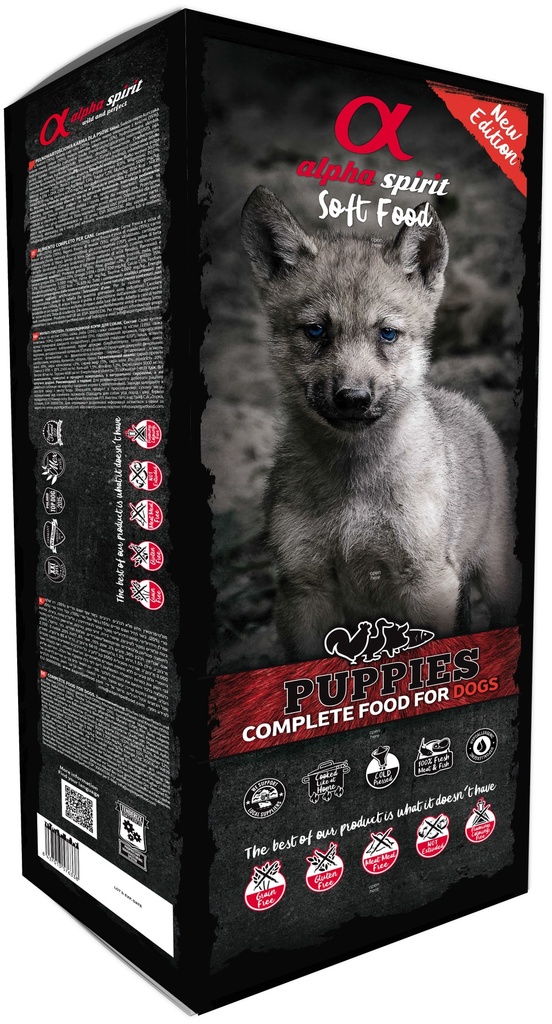 Alpha spirit Complete food for dogs semi-moist Puppies