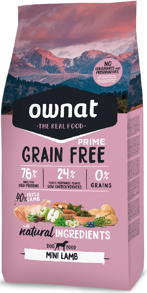 Ownat dog gf Prime mini lamb