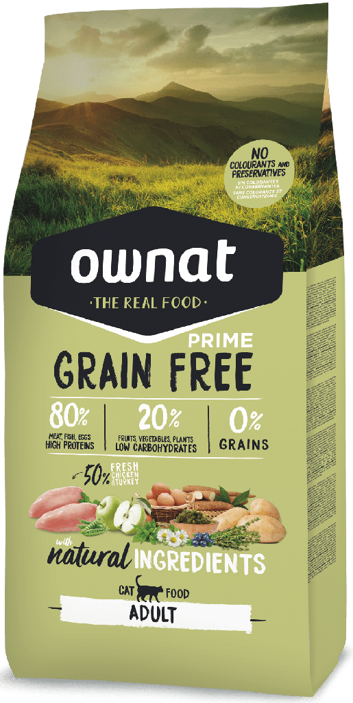 Ownat cat gf Prime adult chicken & turkey