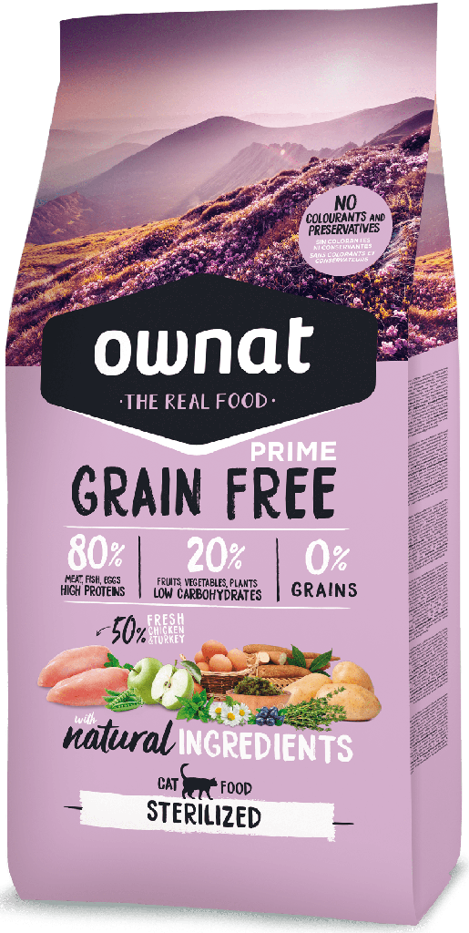 Ownat cat gf Prime sterilized