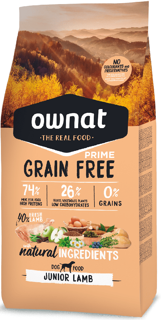 Ownat dog gf Prime junior lamb