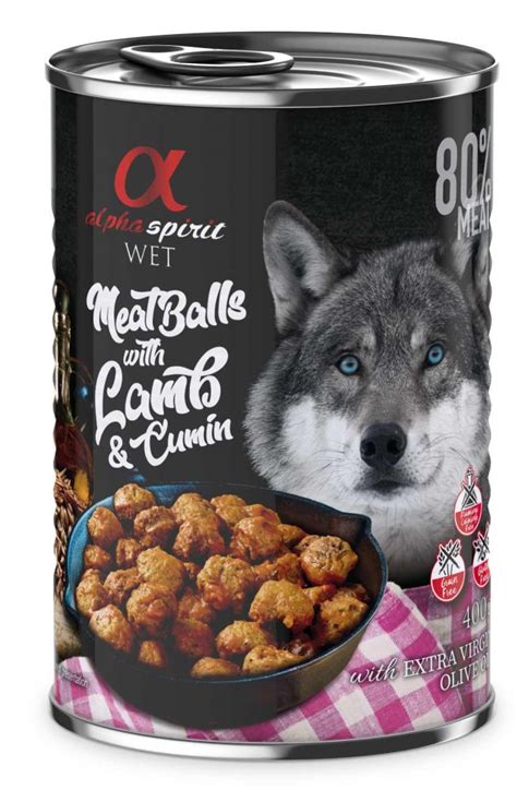 Alpha Spirit Can Meatballs Lamb & Cumin 400G
