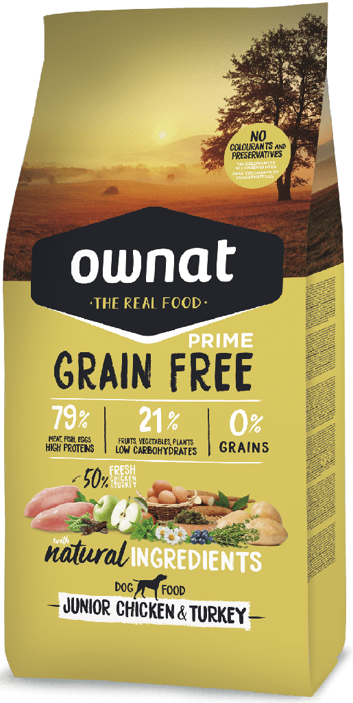Ownat dog gf Prime junior chicken & turkey