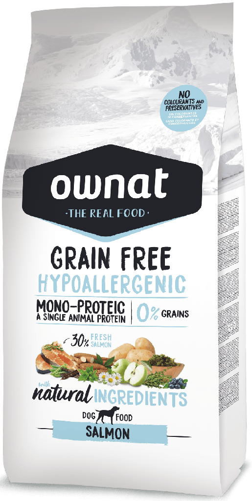 Ownat dog gf Care hypoallergenic salmon