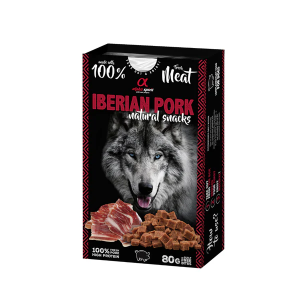 Alpha Spirit Naturals Dogs Iberian Pork 80G