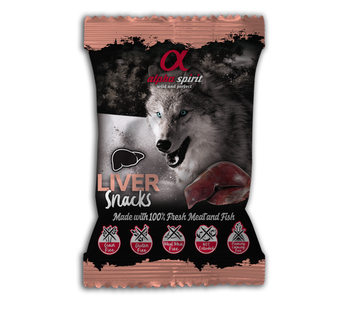 [4006350] Alpha spirit Dog liver snacks 50g