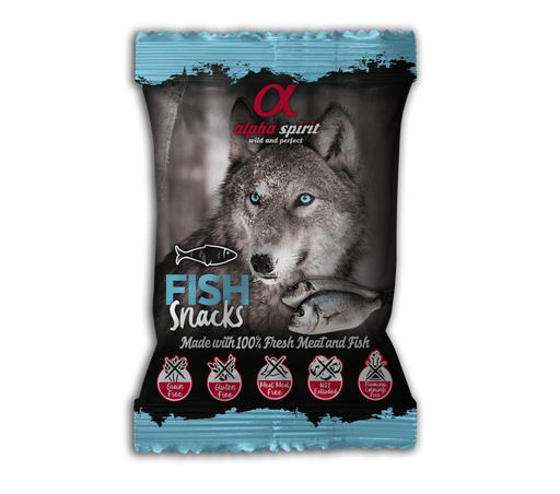 [4007350] Alpha spirit Dog fish snacks 50g