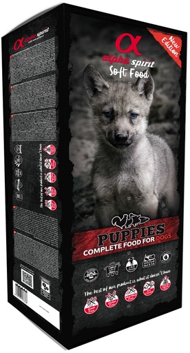 Alpha spirit Complete food for dogs semi-moist Puppies
