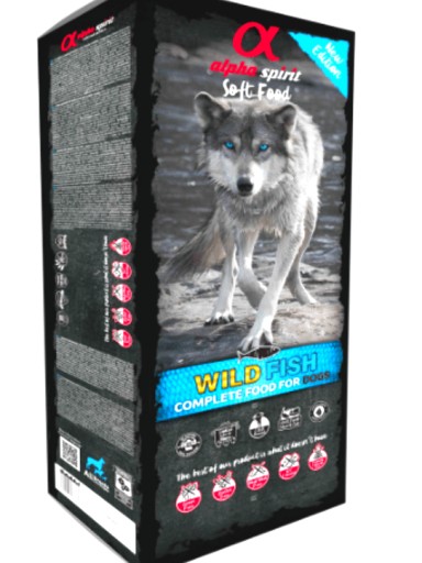 Alpha spirit Complete food for dogs semi-moist Wild fish