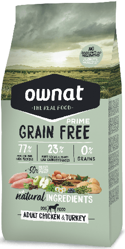 Ownat dog gf Prime adult chicken & turkey