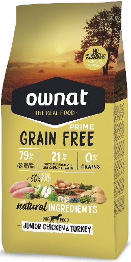 Ownat dog gf Prime junior chicken & turkey