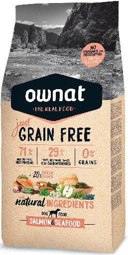 Ownat dog gf Just salmon & seafood