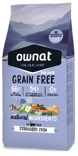Ownat cat gf Prime sterilized fish