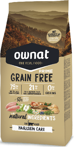 Ownat cat gf Prime hair & skin