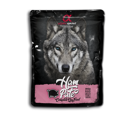 [5020010] Alpha spirit Dog ham Pouch 300g