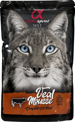 [5020003] Alpha Spirit Cat Veal Mousse 85G