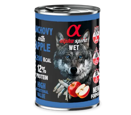 [ALPHD040005512/82.4] Alpha Spirit Can Anchovy with apple dog 400g