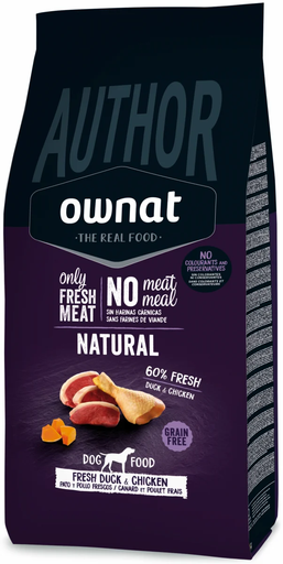 Ownat Dog Gf Author Fresh Duck & Chicken