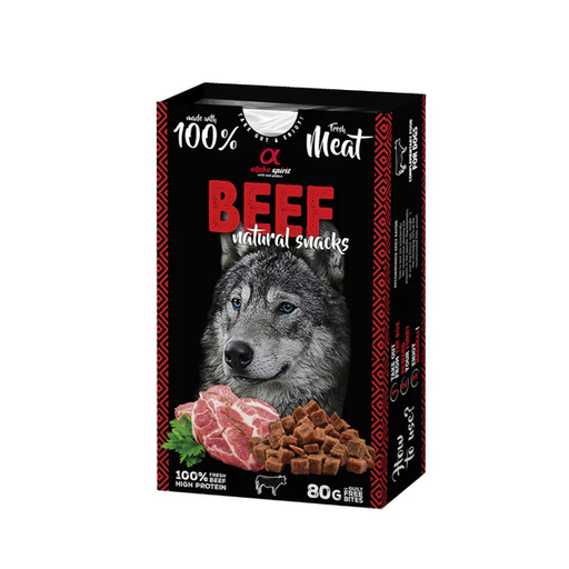 [ALPHD110000145] Alpha Spirit Naturals Dogs Beef 80G