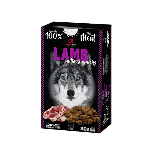 [ALPHD110000245] Alpha Spirit Naturals dogs lamb 80g