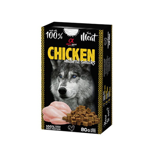 [ALPHD110000545] Alpha Spirit Naturals Dogs Chicken 80G