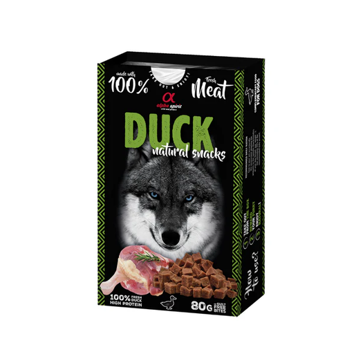 [ALPHD110000645] Alpha Spirit Naturals Dogs Duck 80G