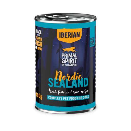 [PRIMD060007612] Alpha Spirit Iberian Can Nordic Sealand Wet Food For Dogs 400Gr
