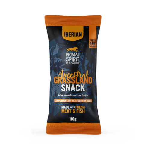 [PRIMD070570044] Alpha Spirit Iberian Dog Snacks Ancestral Grassland 110Gr