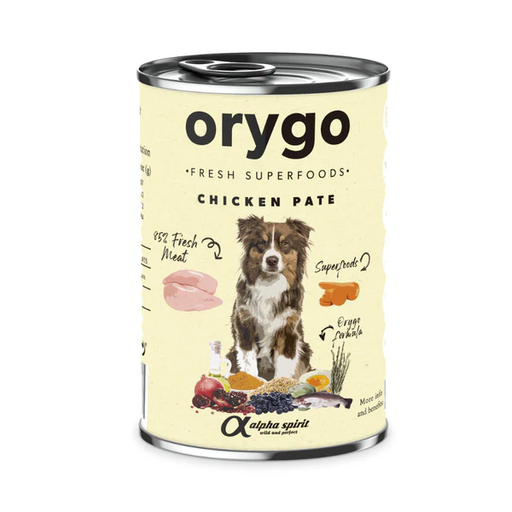 [ORYGD060008912] Alpha Spirit Can Wet Food Orygo Chicken with carrots 400Gr