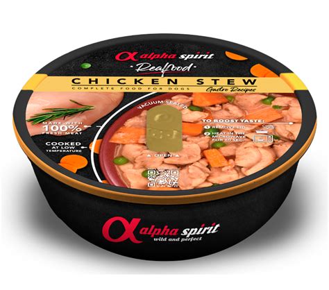 [ALPHD060610550] Alpha Spirit Dog Real Food Chicken 280 g